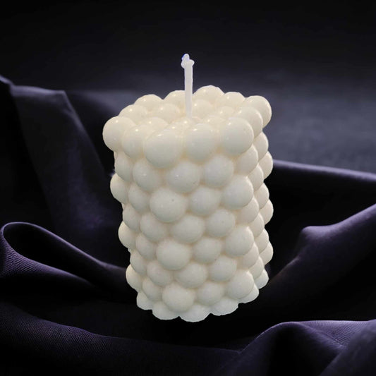 Laundry/Cleaning Round Bubble Candle